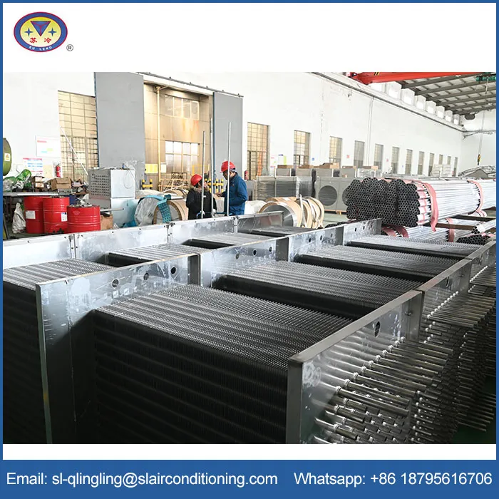 Vertikální typ chladicího chladiče vzduchu s vertikálním typem